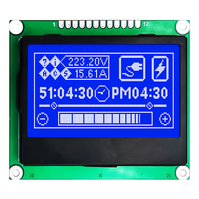 132X64 Graphic COG LCD Module | FSTN + Display /HTM-COG13264C01A-SPI 2